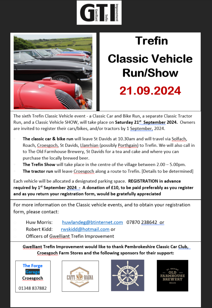 Trefin - Classic Vehicle Run/Show 